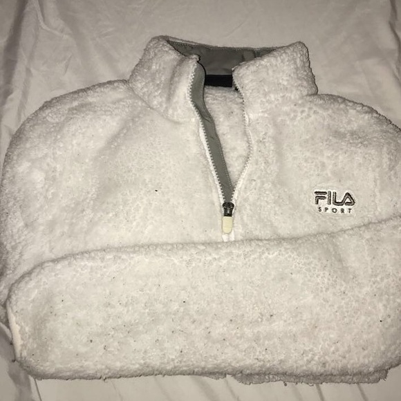 Fila Tops - Fila Sherpa Zip-Up Fila Tops - Fila Sherpa Zip-Up